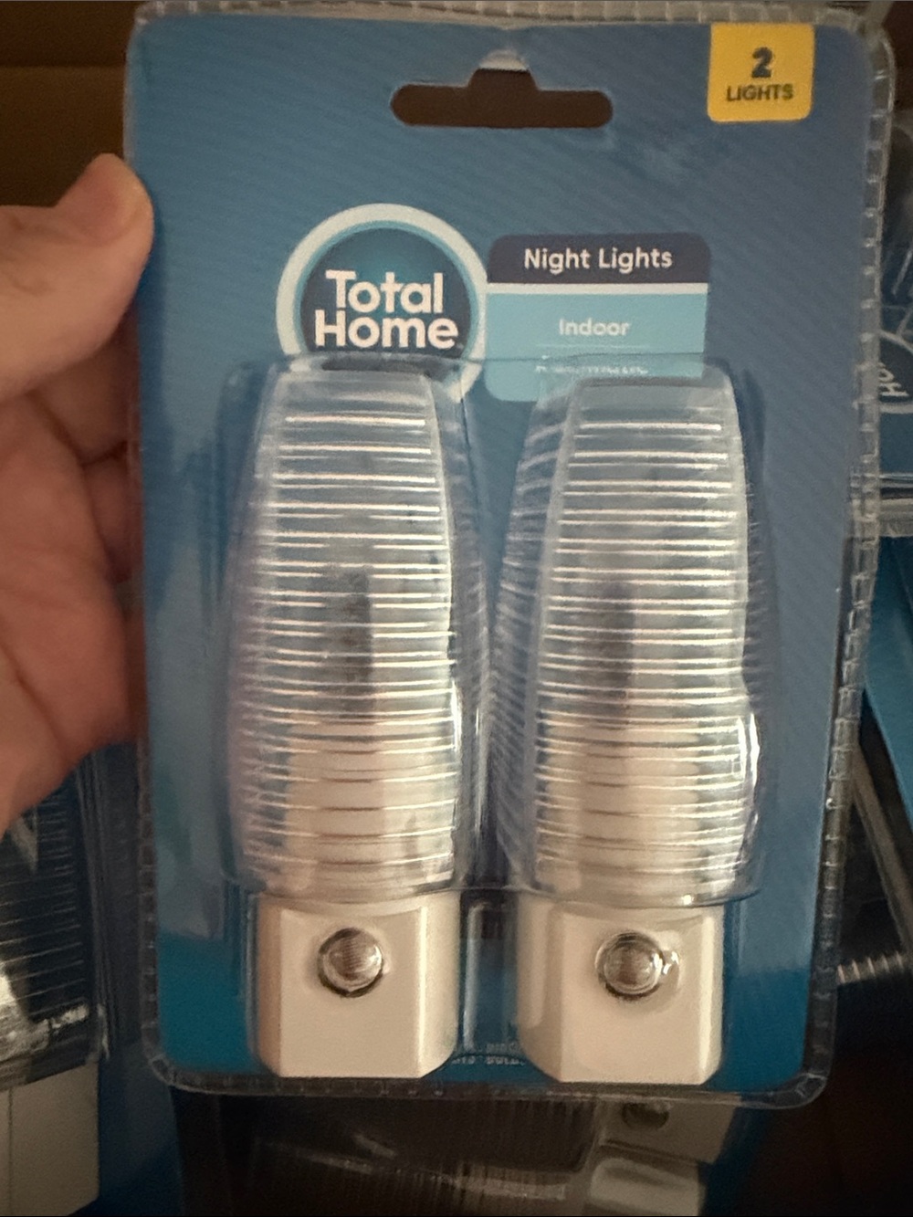 Silver Plug-In Night Lights - Pack of 2